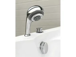Shower & Design Hoekbad-Hoekbad Met Kraan Navona - 263 L - 135 X 135 X H54 Cm
