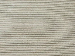 Vente-unique Charmant-Hoekbank Van Ribfluweel Mondovi - Beige - Hoek Links