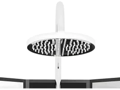 Shower & Design Douchecabine-Hoekdouchecabine Met Massagefunctie - L80 X B80 X H225 Cm - Kivora