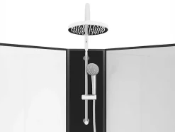 Shower & Design Douchecabine-Hoekdouchecabine Met Massagefunctie - L80 X B80 X H225 Cm - Kivora