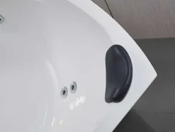 Shower & Design Massagebad-Hoekmassagebad Met Watervalsysteem Aglena - 2 Personen - 350 L - 150 X 150 X 60 Cm