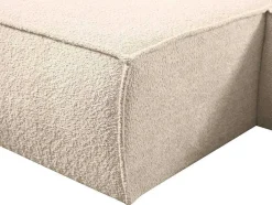 Vente-unique Zitbank-Hoekslaapbank Van Teddy Stof - Beige - Hoek Links - Amelia Van Pascal Morabito