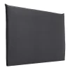 Vente-unique Hoofdeinde En Brugkast-Hoofdbord 180 Cm - Fluweel - Antraciet Grijs - Ambrilia