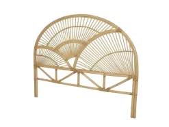 Vente-unique Hoofdeinde En Brugkast-Hoofdeinde Van 160 Cm - Rotan - Naturel - Efela