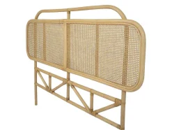 Vente-unique Hoofdeinde En Brugkast-Hoofdeinde Van 160 Cm - Rotan - Naturel - Rouana