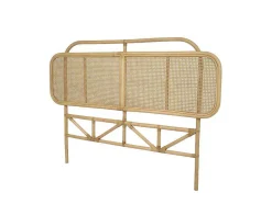 Vente-unique Hoofdeinde En Brugkast-Hoofdeinde Van 160 Cm - Rotan - Naturel - Rouana