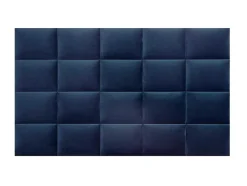 PASCAL MORABITO Hoofdeinde En Brugkast-Hoofdeinde Wandpanelen Bartel - 200 Cm - Fluweel - Blauw - Van