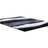 OZAIA Aanbiedingen: Woonaccessoires-Hoogpolig Tapijt Ecume - Hand Getuft - Zwart En Wit - 200 X 290 Cm