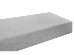 Vente-unique Kinderbed-Hoogslaper Goliath Ii Met Bureau, Bedbank En Opbergruimte - 90 X 200 Cm - Massief Grenen - Gebleekt