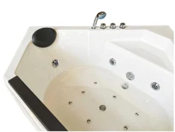 ELITESHOPPING Massagebad-Hydromassagebad 150 X 150 Cm Dubbele Pomp 12 Jets Hibiscus