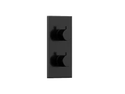 Shower & Design Douchekolom-Inbouw Douche Met Thermostatische Mengkraan - Mat Zwart - Timavo