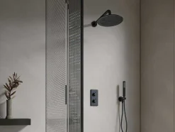 Shower & Design Douchekolom-Inbouw Douche Met Thermostatische Mengkraan - Mat Zwart - Timavo