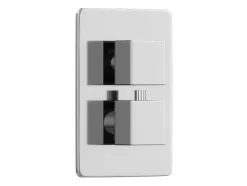Shower & Design Douchekolom-Inbouw Douche Met Thermostatische Mengkraan - Geborsteld Nikkelkleur - Terek