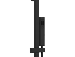 Shower & Design Douchekolom-Inbouwdoucheset Met Thermostatische Mengkraan En Verstelbare Wandhouder - Mat Zwart - Terek