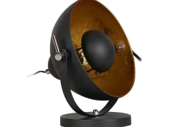 OZAIA Lamp-Industriele Lamp Movie - H37 Cm - Tweekleurig Goud En Zwart Van Het Merk Inside Art