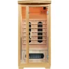 VOGUE SAUNA Infraroodsauna-Infrarood Sauna 1 Plaats Osvald - L90 X D90 X H190 - 1350W