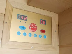 VOGUE SAUNA Infraroodsauna-Infrarood Sauna 1 Plaats Osvald - L90 X D90 X H190 - 1350W