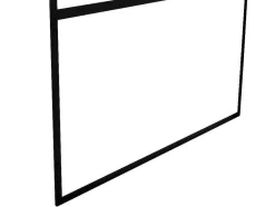 Shower & Design Douchewand-Inloopdouchewand Inaya In Industriele Stijl - 140X200 Cm
