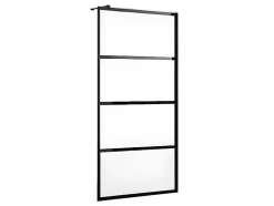 Shower & Design Douchewand-Inloopdouchewand Inaya In Industriele Stijl - 140X200 Cm
