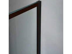 Shower & Design Douchewand-Inloopdouchewand Industriele Stijl Sefana - 140X200 Cm - Zwart