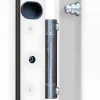 Vente-unique Voordeur-Inox Toegangsdeur H207 X B100 Cm Eik Effect - Rechts - Naxara