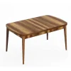 Homemania Eettafel-Irmak Tafel, Walnoot, 178X80X72 Cm, Epikasa
