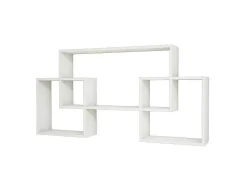EPIKASA Boekenkast & Vitrine-Isabel Plank, Wit, 150X22X75 Cm,