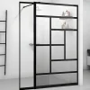 Shower & Design Douchewand-Italiaans Douchescherm In Industriele Stijl - 140 X 200 Cm - Sefana