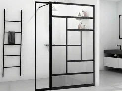 Shower & Design Douchewand-Italiaans Douchescherm In Industriele Stijl - 140 X 200 Cm - Sefana