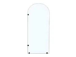 Shower & Design Douchewand-Italiaanse Douchewand Ronde Hoeken - 90 X 215 Cm - Airlie