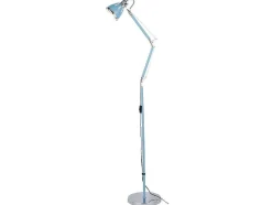EPIKASA Staande Lamp-Jerona Vloerlamp, Blauw, Chroom, 27,5X27,5X180 Cm,