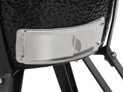 Vente-unique Buitenkeuken-Kamado-Houtskoolbarbecue Van Keramiek En Bamboe 45 X 63 X 105 Cm - Izaki