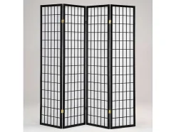 OZAIA Kamerscherm-Kamerscherm 4 Vlakken Tottori Van Hout - L175 X H178.5 Cm