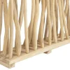 OZAIA Kamerscherm-Kamerscherm Van Teakhout - B100 X D25 X H180 Cm - Naturel - Gayana