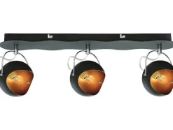 EPIKASA Tuinlamp-Kana Spot, Zwart, Goud, 50X10,5X17,5 Cm,