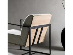 Vente-unique Relaxfauteuil-Kansas Fauteuil Offwhite.