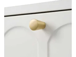 ModernLuxe Kaptafels-Kaptafel Met 2 Laden - In Spaanplaat - Wit