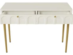 ModernLuxe Kaptafels-Kaptafel Met 2 Laden - In Spaanplaat - Wit