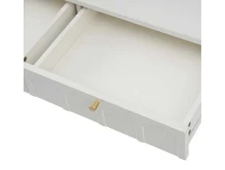 ModernLuxe Kaptafels-Kaptafel Met 2 Laden - In Spaanplaat - Wit