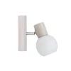 EPIKASA Wandlamp-Karin Wandlamp, Eik, Chroom, Wit, 13X9,5X14,5 Cm,