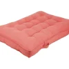 OZAIA Tuindecoratie-Katoenen Palletkussen - 80 X 120 X 12 Cm - Koraal - Baila