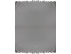 OZAIA Beddengoed-Katoenen Sprei Met Franjes - 230 X 250 Cm - Grijs - Segna