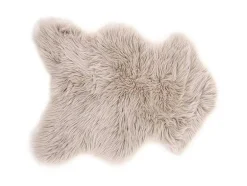Venture Home Huistextiel-Katy Lamsvel Geimiteerd 90X60Cm Beige.
