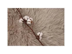 Venture Home Huistextiel-Katy Lamsvel Geimiteerd 90X60Cm Beige.