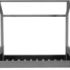 ModernLuxe Fluwelen Bed-Kinderhutbed 90X200Cm In Fluweel - Lattenbodem - Grijs