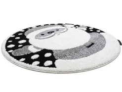 RugsX Decoratieobject Voor Binnen-Kindertapijt Joy Rond , Santa Sinterklaas Voor Kinderen - Structuree Cercle 160 Cm