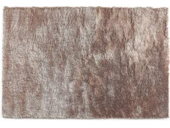 OZAIA Tapijt Hoogpolig-Kleed Shaggy Dolce Taupe Met Beige Weerschijn - Polyester - 120*170 Cm