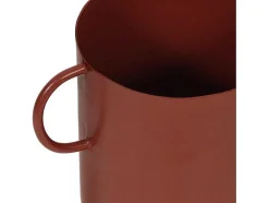 OZAIA Decoratieobject Voor Binnen-Kleine Vaas Met Handvatten - H17 Cm - Terracotta - Bilian