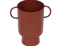 OZAIA Decoratieobject Voor Binnen-Kleine Vaas Met Handvatten - H17 Cm - Terracotta - Bilian