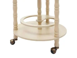 Vente-unique Keukenaccessoire En -Opbergruimte-Kogelstang Mcw-D83 Rolstang, Natuurlijk Bruin